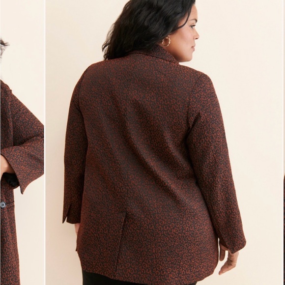 Hutch Dark Brown Patterned Blazer - Picture 2 of 8